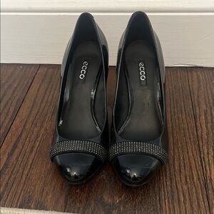 Ecco Women's Black Patent Heels